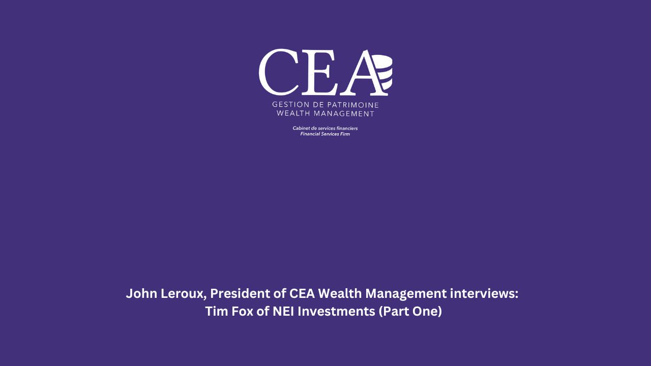 John Leroux interview Tim Fox of NEI Invesments (Part 2)